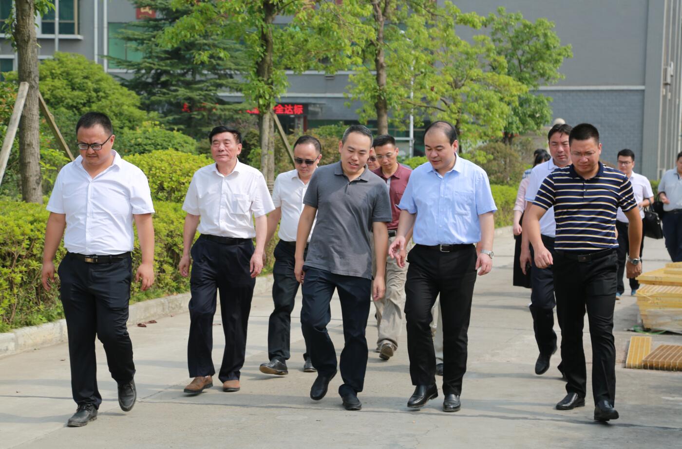 2018年7月，市委常委副市長朱健一行蒞臨公司指導(dǎo).JPG